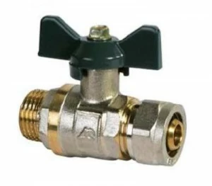 Кран шаровый 1/2х20 М ш/ц В баб для МП AQL 2430  AQL 2430