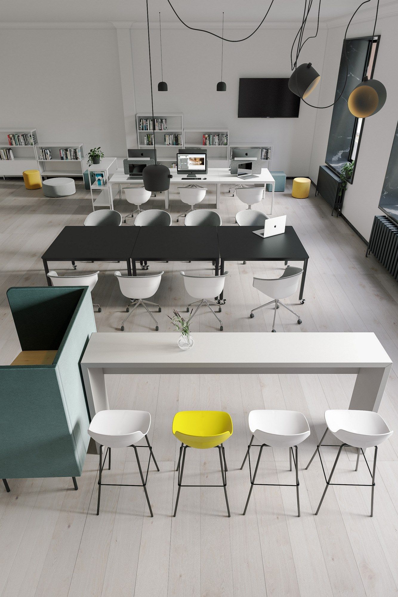 Офисное кресло из полипропилена с 4 спицами Grado Design ARCH-00128402 - Вид №2