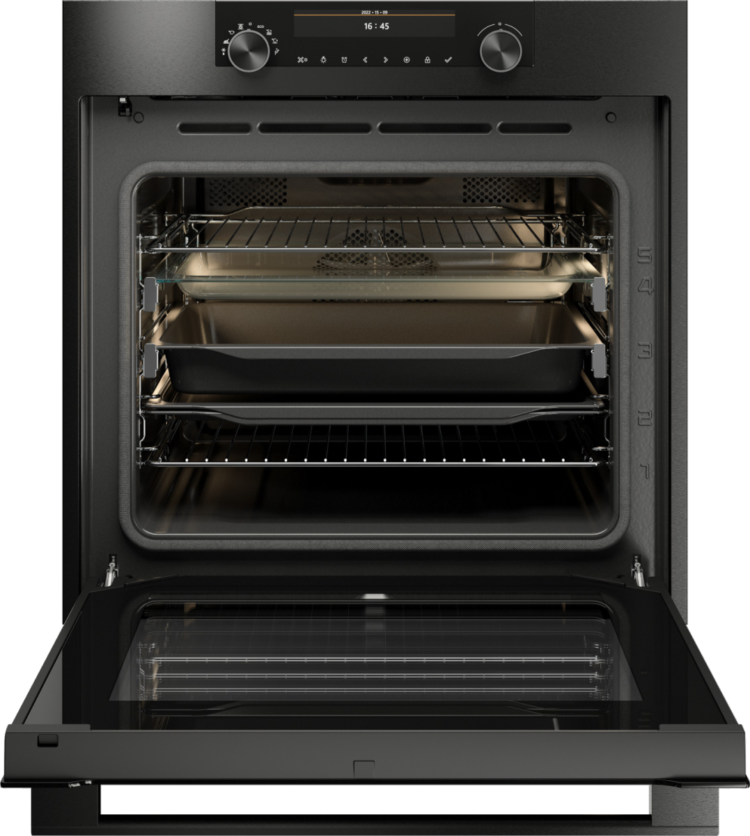 5485148 Электрический духовой шкаф Asko OP8687B-1 серый STDN-0036992 - Вид №3