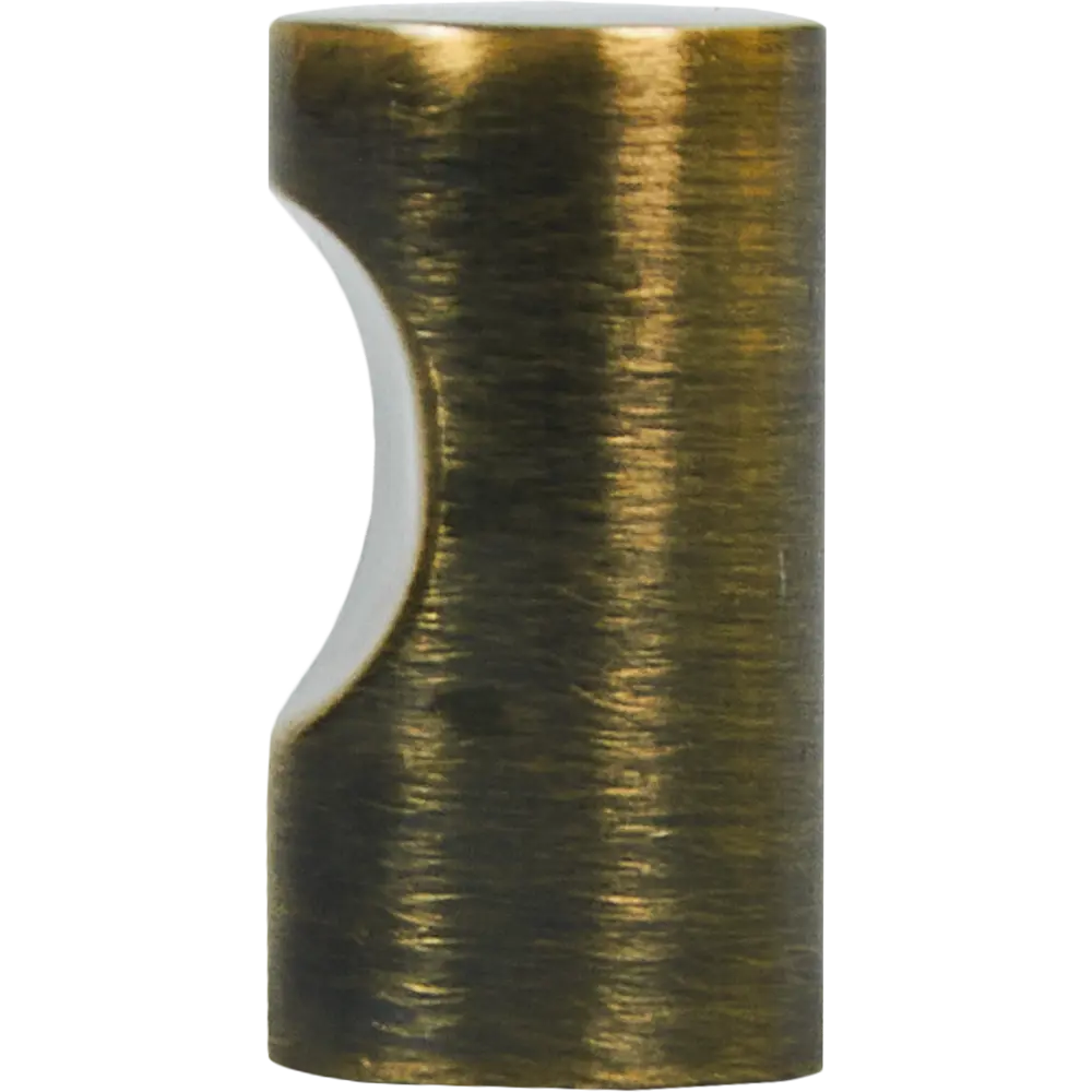 Мебельная ручка-кнопка 2601-00-AB 22x12 мм, цвет бронза EDSON STLM-2120123 - Вид №1