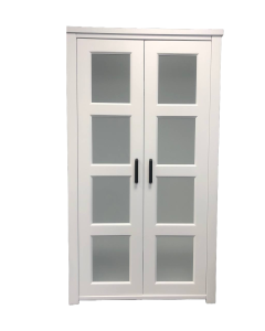 90648654 Шкаф распашной 111.8x200x60.6 см массив сосны цвет белый STLM-0322886 ФАБРИКА СКАНДИЯ