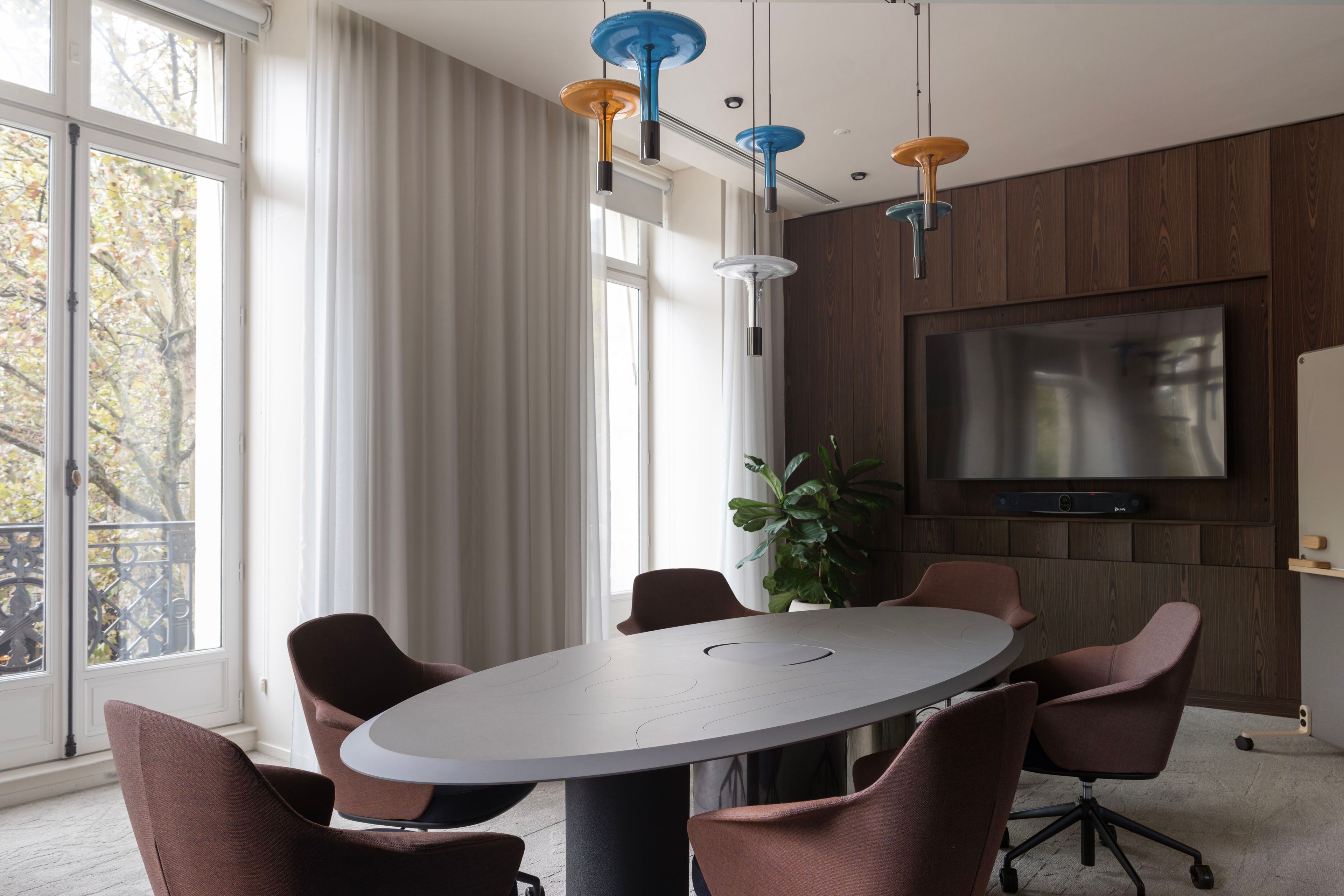 Овальный стол для совещаний из МДФ Cider Edition Monolithes ARCH-00089793 - Вид №6