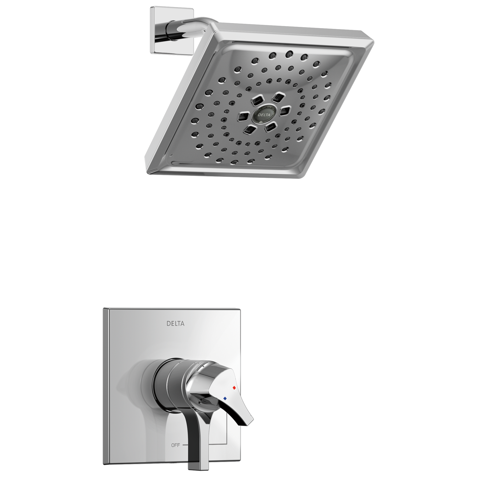 T17274 Накладка для душа Monitor® 17 серии H2Okinetic® Delta Faucet Zura Хром 