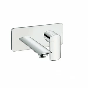 CRIPF256 Смеситель для раковины настенный REGULAR внешние части для CRICS200 (правая сторона) со сливом 1 "1/4 Up & Down и металлической пластиной Cristina Rubinetterie