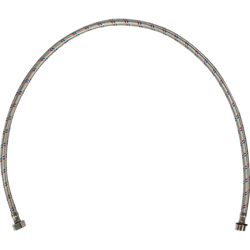 Гибкая подводка для воды ДТРД 100 см x 1/2" наружная-внутренняя резьба STLM-2201293 - Вид №2
