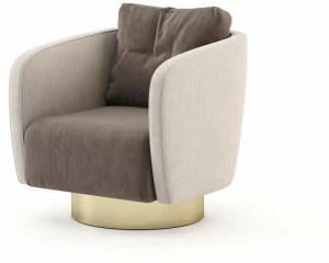 Stylish Club Мягкое бархатное кресло с подлокотниками Her Scf.he09