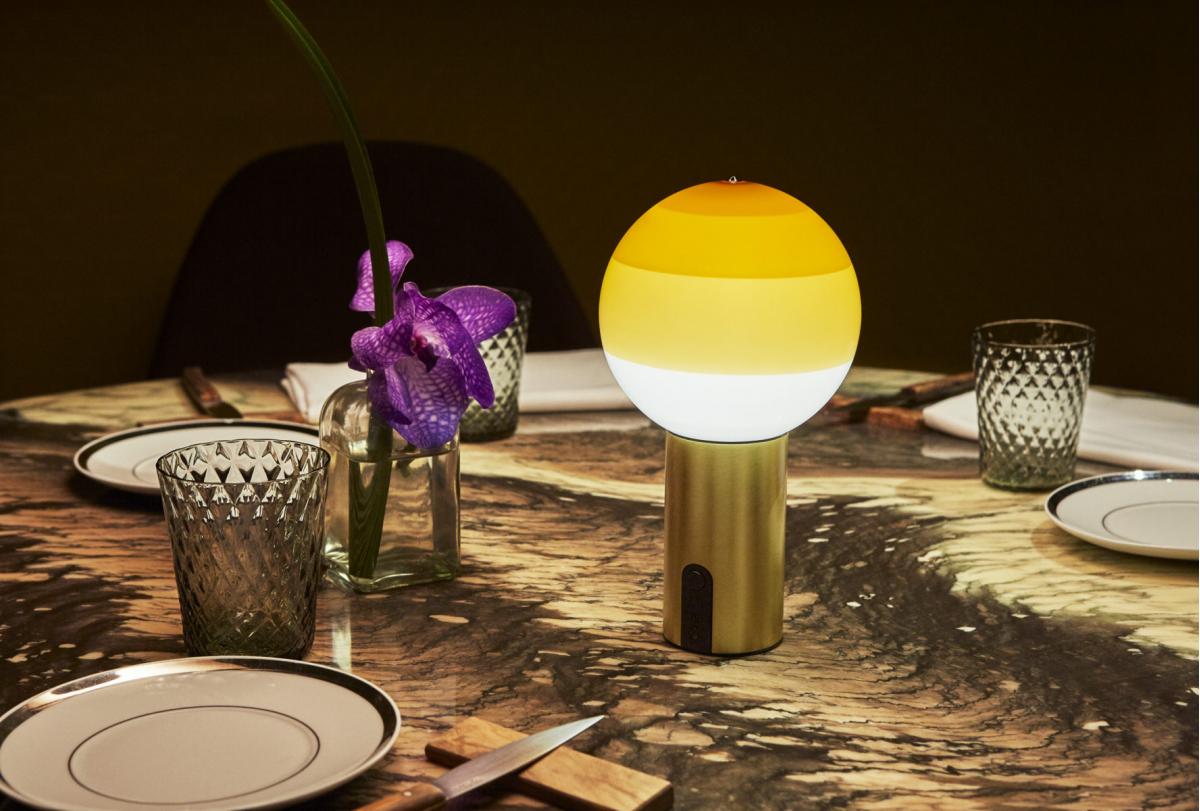 085729 Настольный светильник Portable сине-графитовый Marset Dipping Light  - Вид №4