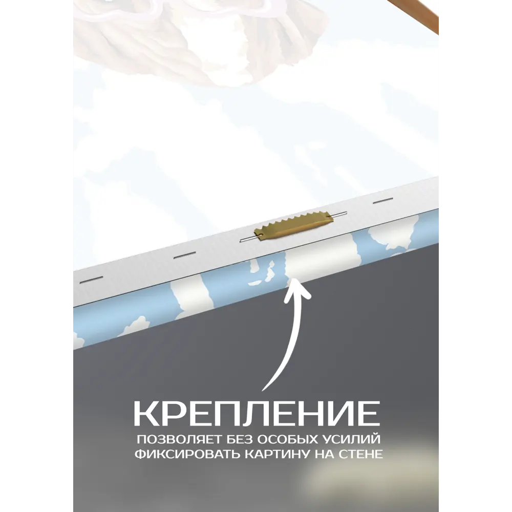 Картина на холсте Розовые очки 30x30 см FBRUSH STLM-2130904 - Вид №5