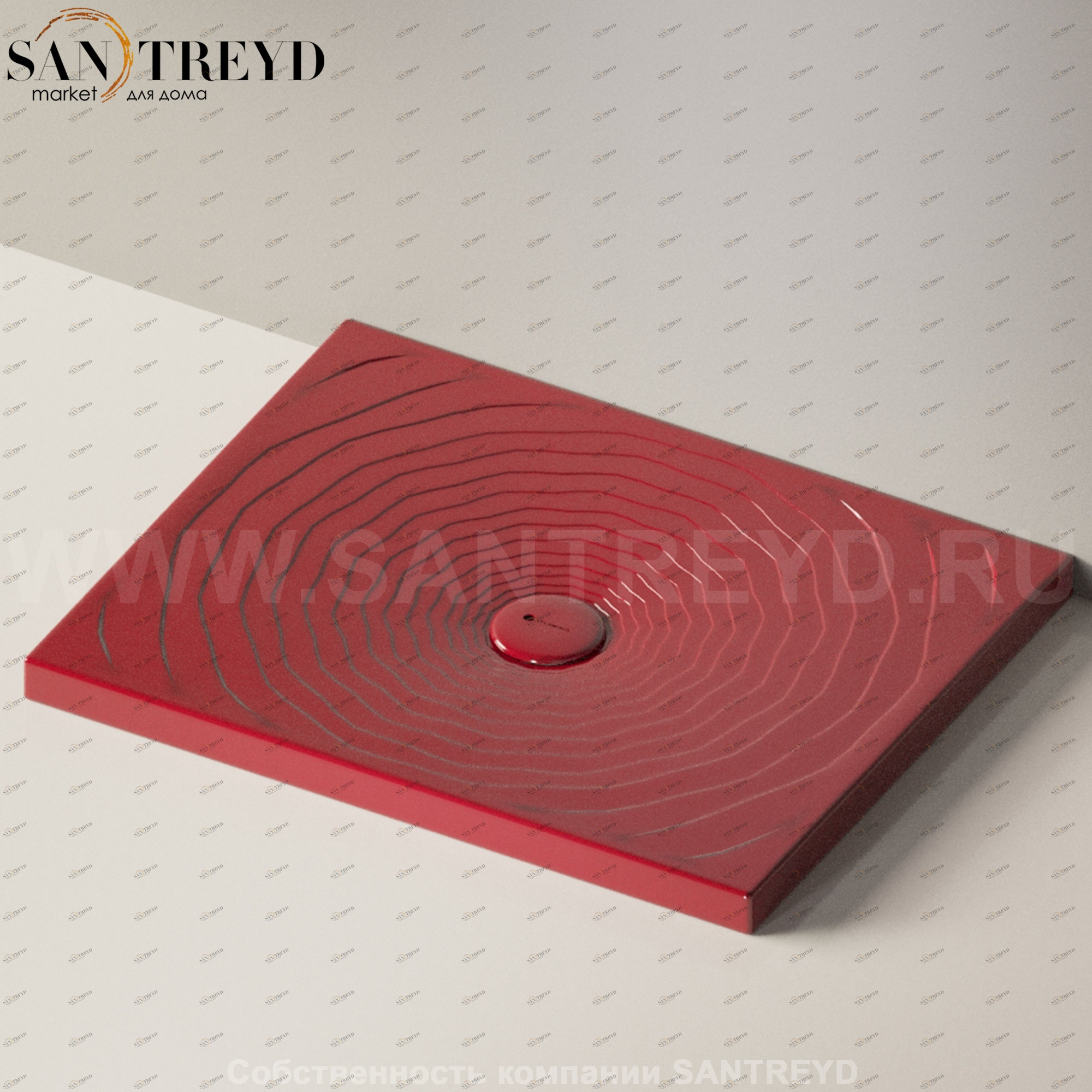 Flaminia WATER DROP Душевой поддон 72 см красный DR90.3011 Ceramica Flaminia DR903011