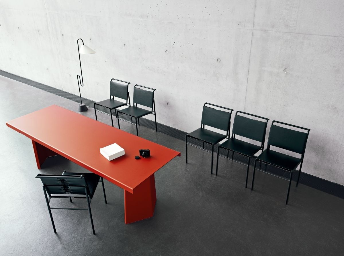 Стальной каркас кожаный стул Classicon Roquebrune ARCH-00064528 - Вид №10