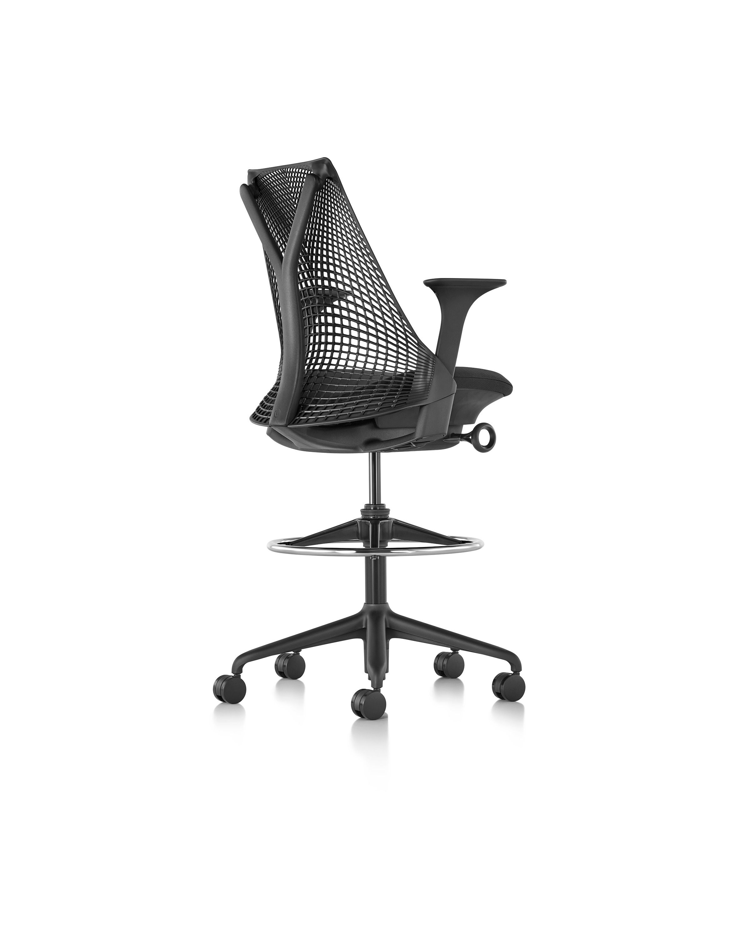 Эргономичный поворотный офисный стул с подлокотниками Herman Miller Sayl ARCH-00018629 - Вид №4