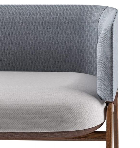 Cider Edition Кресло из ткани с подлокотниками Kim sun-id-1471660 - Вид №1