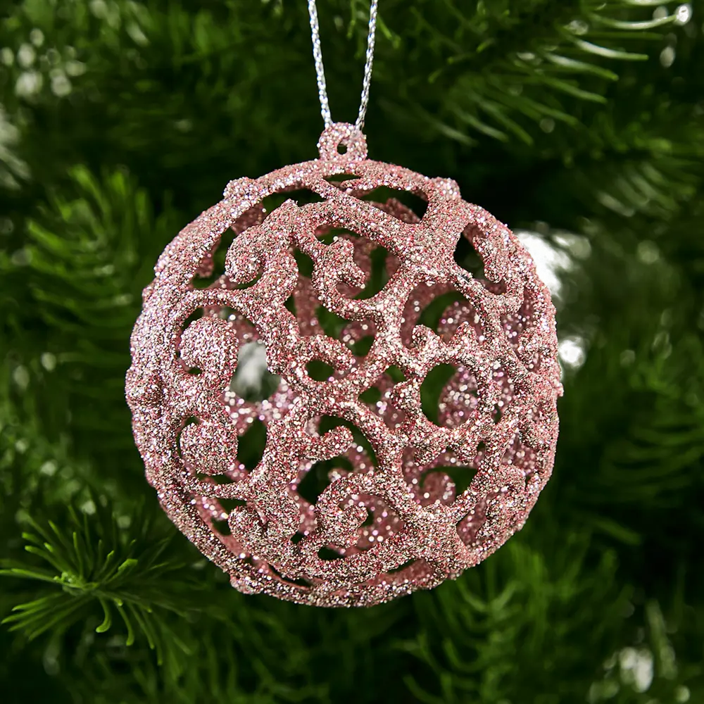 87036417 Набор новогодних шаров Christmas ø6 см цвет розовый 100 шт. STLM-1415457 Santreyd  - Вид №20