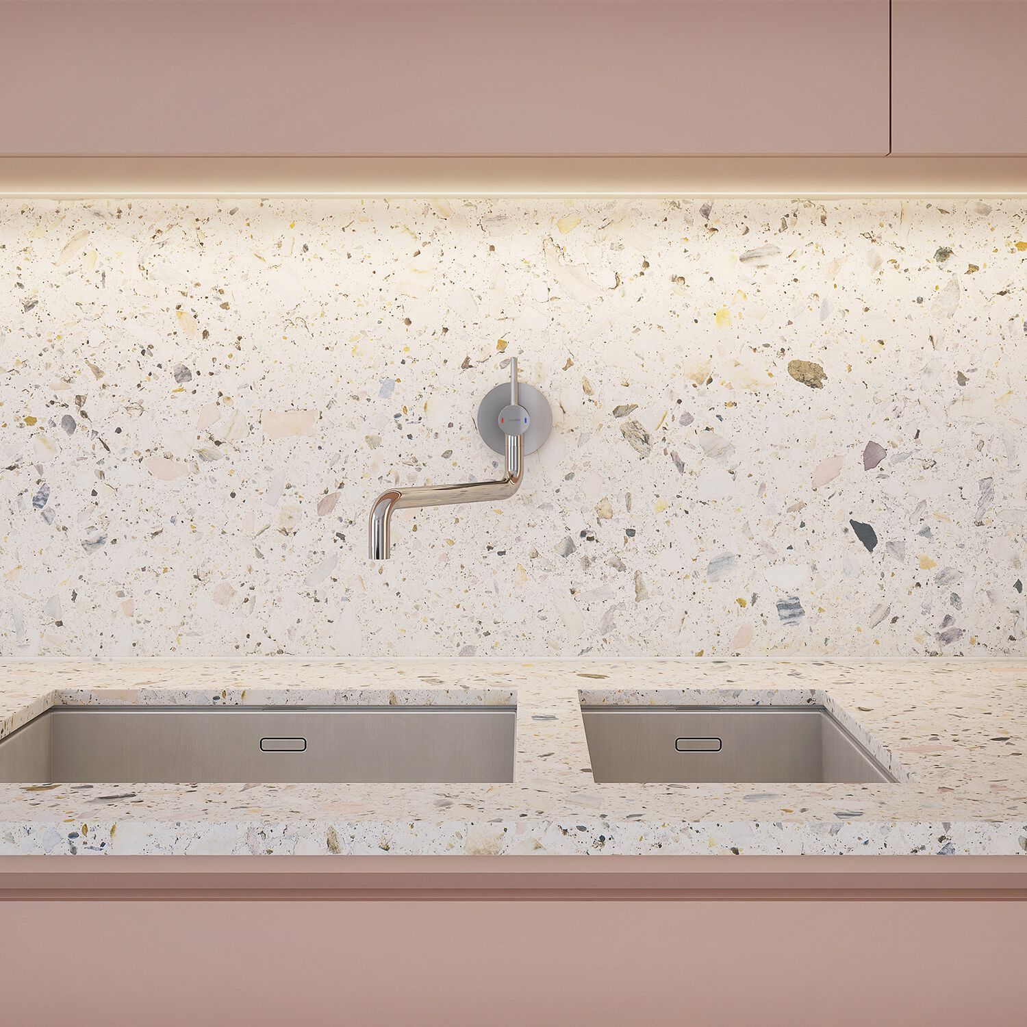 Настенный кухонный смеситель с поворотным изливом OMNIRES Y ARCH-00030664 - Вид №2