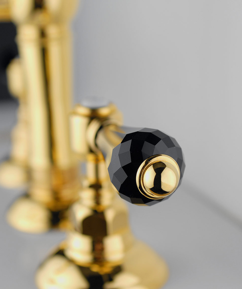 1412 ** 93 Встроенный запорный кран 1/2 ” Nicolazzi Series Half Dome Crystal  - Вид №7