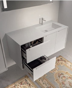 MANHATTAN 16 Комплект мебели cm 122,4+27,4+27,4 Berloni Bagno 42975 - Вид №4