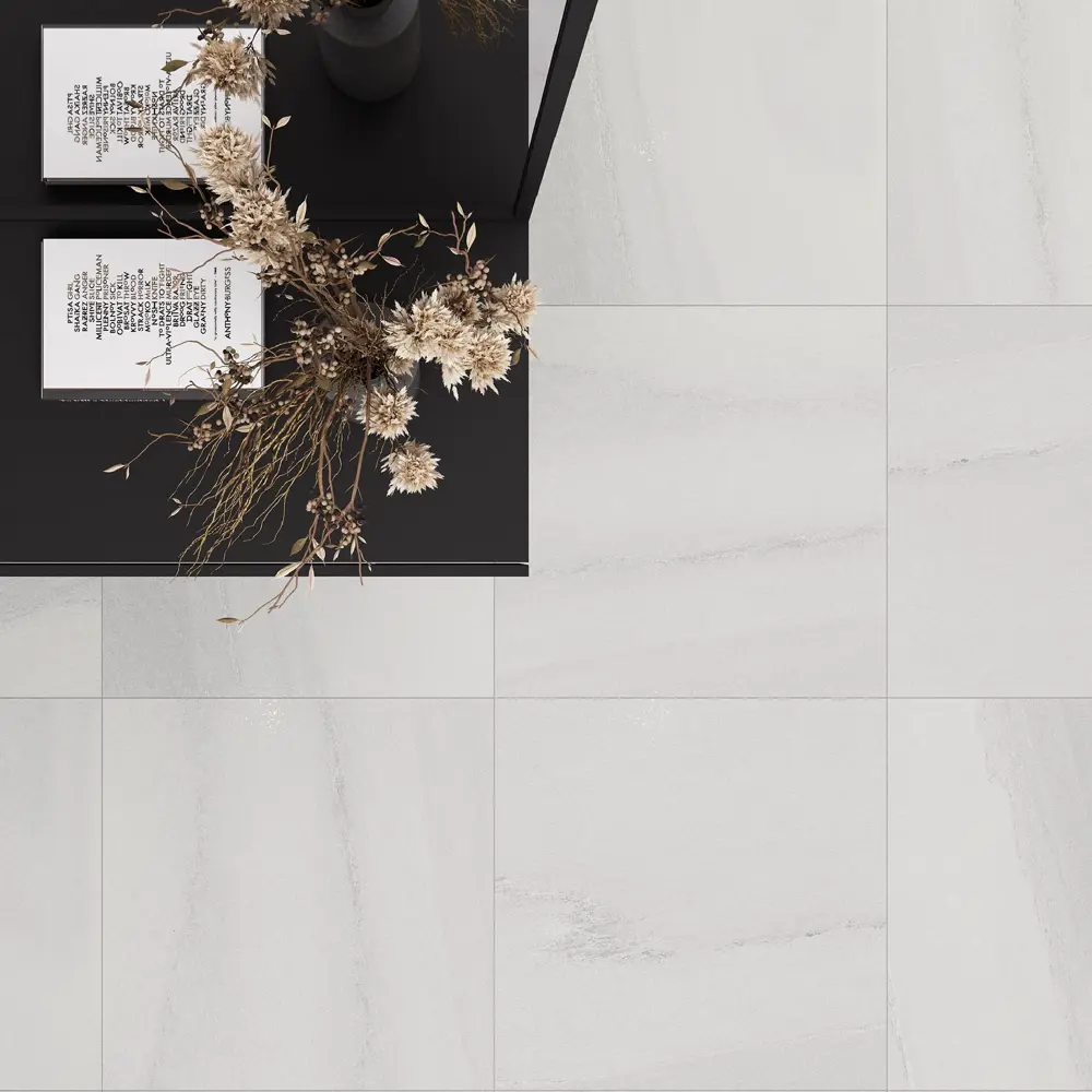 Глазурованный керамогранит Ceradim Urban Dazzle Bianco 60x60 см 1.44 м² лаппатированный цвет белый 89457841 STLM-2205404