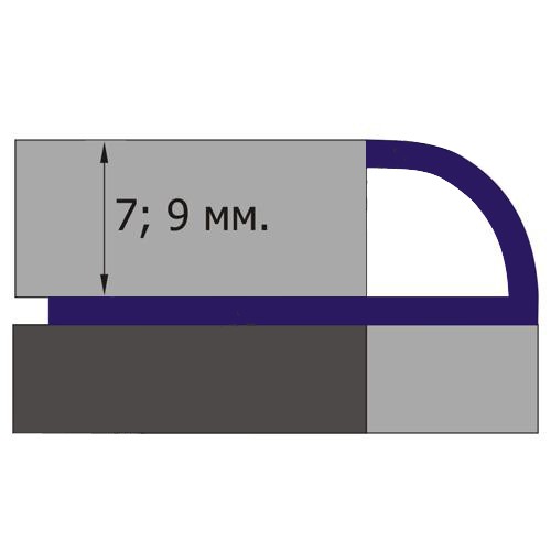 Уголок 16R (27) салатовый 7 мм нар Santreyd 254815 - Вид №1