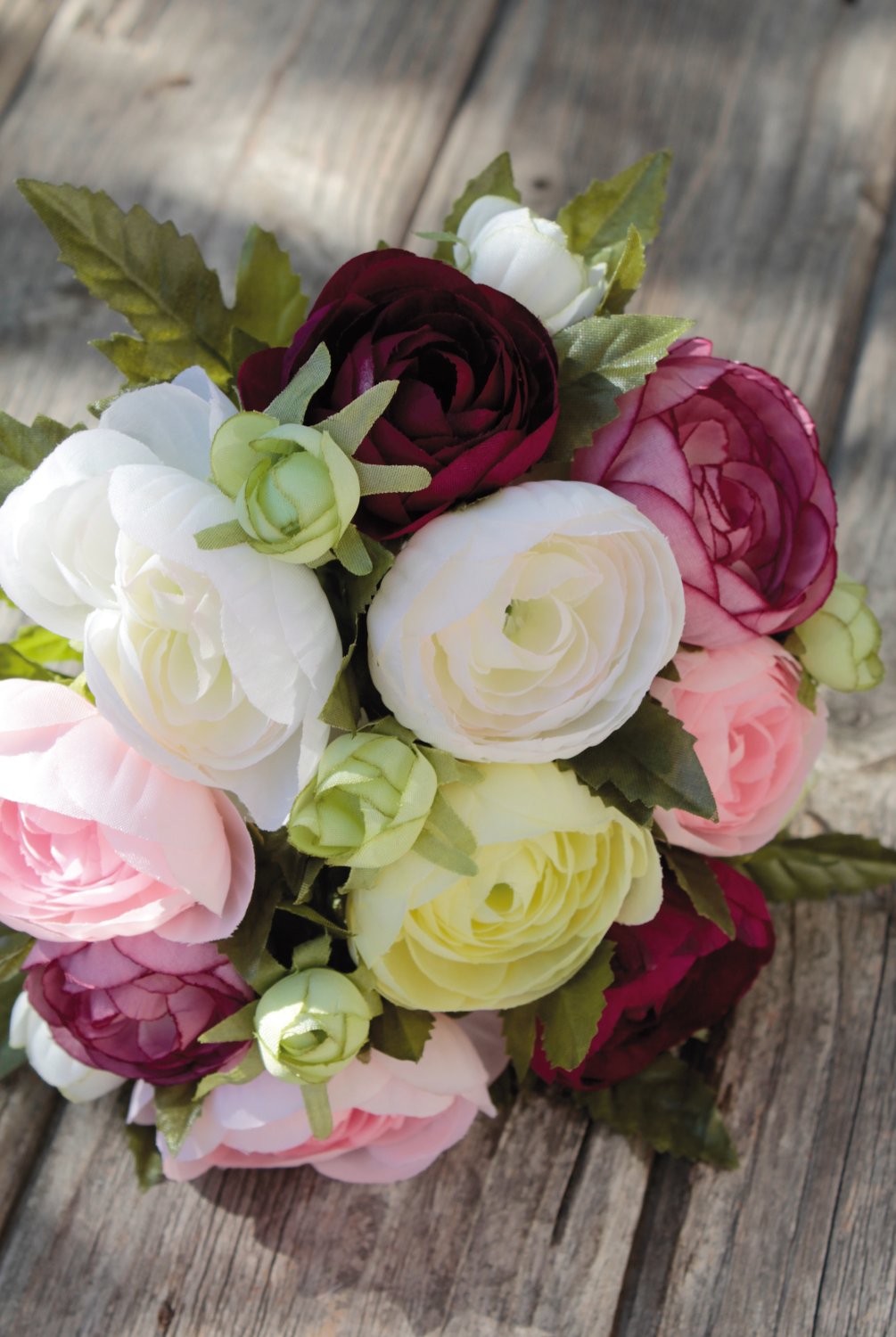 3632 490 a3 Искусственный куст лютика, 20 см, Ø 20 см, красно-черный H-andreas  - Вид №1