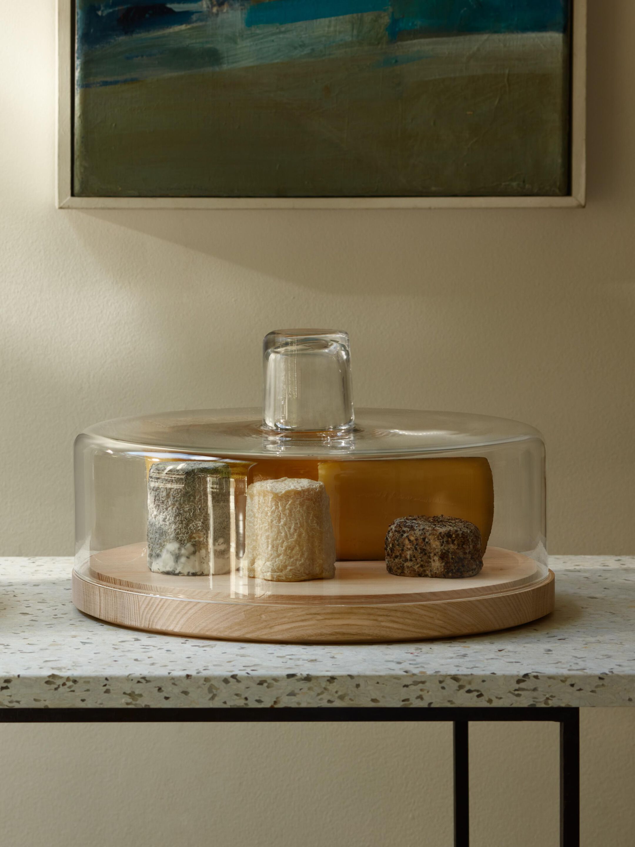 Крышка из дутого стекла с ясенем-Ø32cm LSA Лотта ARCH-00062408 - Вид №2