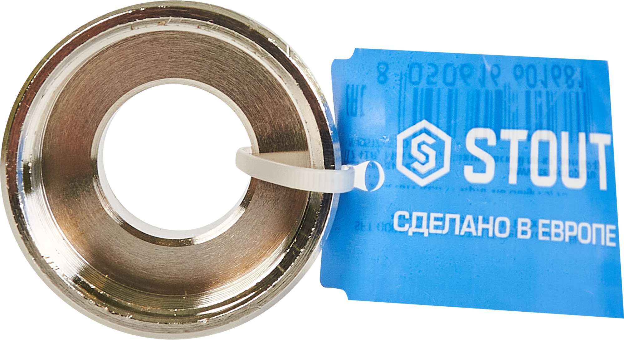 82238911 Переходник 1 1/2"x1" внутренняя-наружная резьба никелированная латунь STLM-0022645 STOUT  - Вид №3