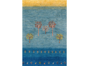 Прямоугольный шерстяной ковер