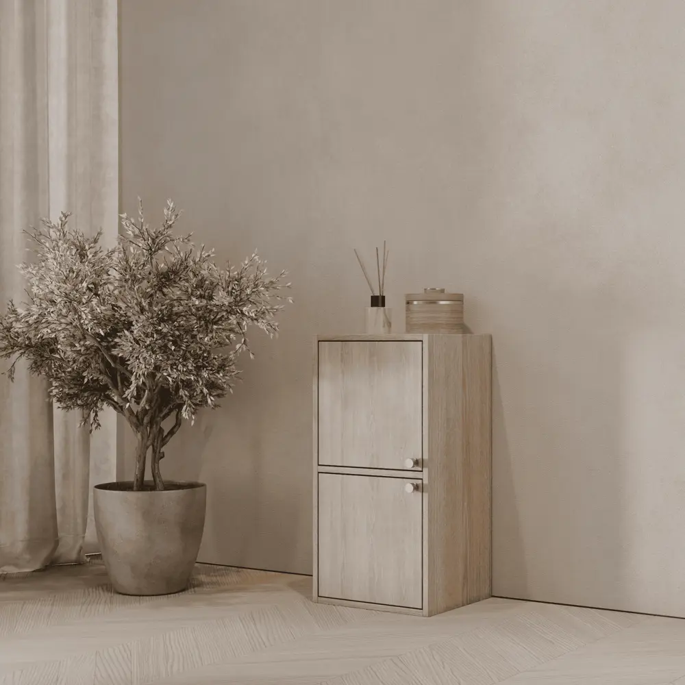 Стеллаж KONSENSA Руан 2 секции 36x70x31.7 см ЛДСП цвет дуб комано STLM-2143634 - Вид №11