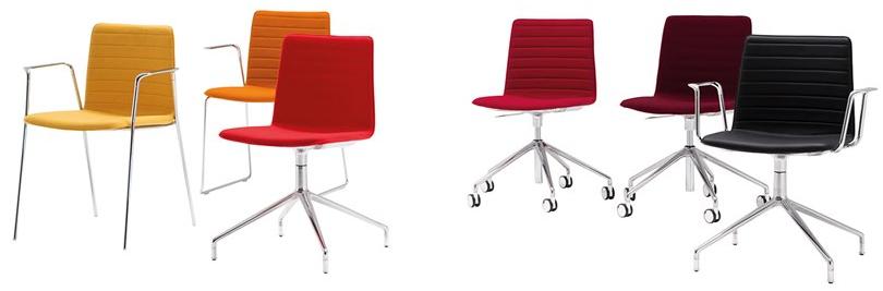 Andreu World Стул из полимера штабелируемый с подлокотниками Flex high back So1610 - Вид №11