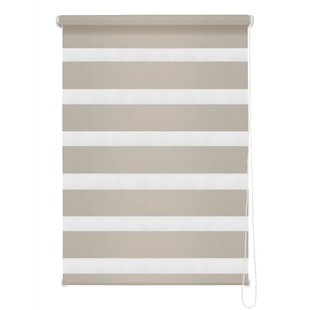 Штора рулонная день-ночь Madrid 60x160 см бежевая MIAMOZA Коллекция 2024г STLM-2147979