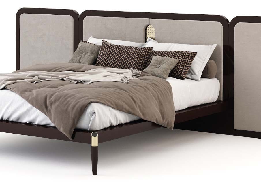 Двуспальная кровать из шпона Stylish Club His &amp ARCH-00082947 - Вид №4