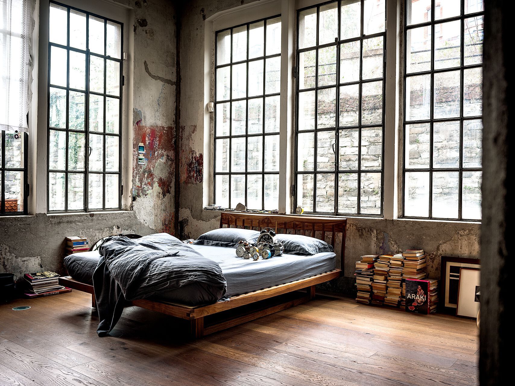 Двуспальная кровать из массива дерева Riva 1920 BAM BAM ARCH-00114676 - Вид №1