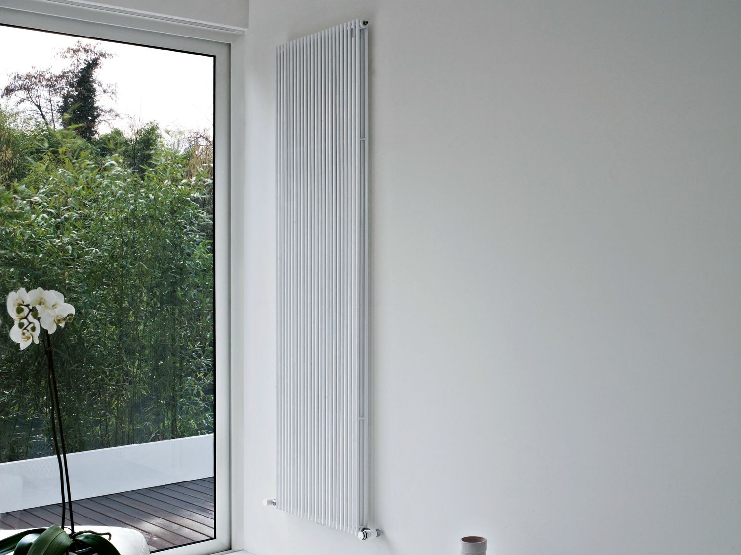 Двойной столбец стали горячей воды полотенцесушитель Tubes основы ARCH-00039844