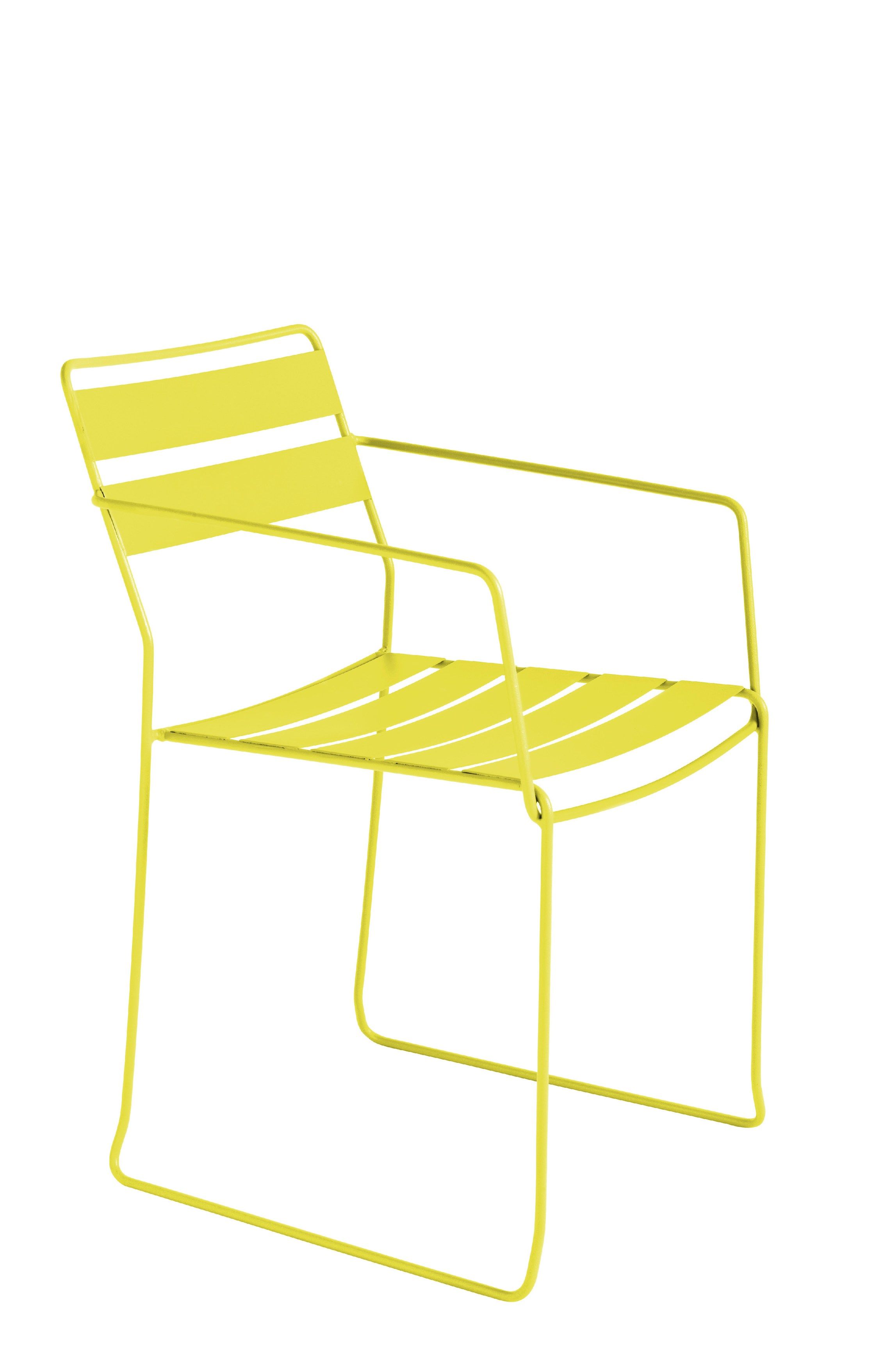 Стальной садовый стул с подлокотниками iSimar ARCH-00020369 - Вид №4