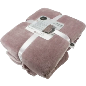 Плед Flamingo 200x220 см микрофибра цвет пыльная роза 82603088 STLM-2171691