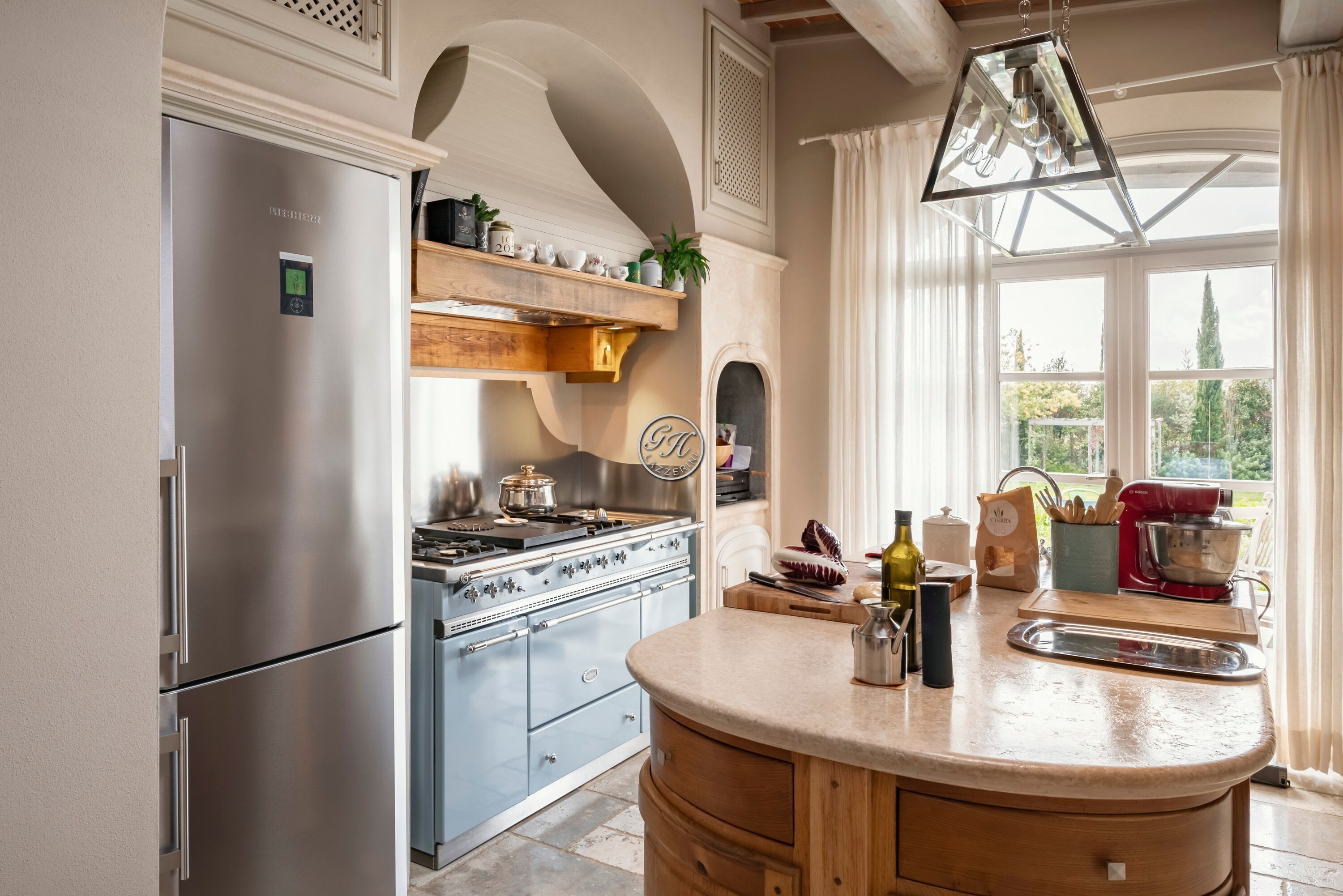 Кухня с островом на заказ GH LAZZERINI Cucina 27 ARCH-00121537 - Вид №1