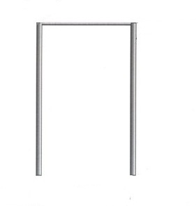 Турник одиночный перекладина (нерже) Sportpremier