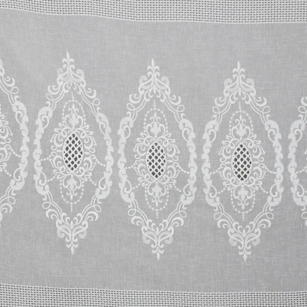 Тюль на ленте Вензель-Кружево 200x280 см цвет белый GARDEN STLM-2095150 - Вид №3