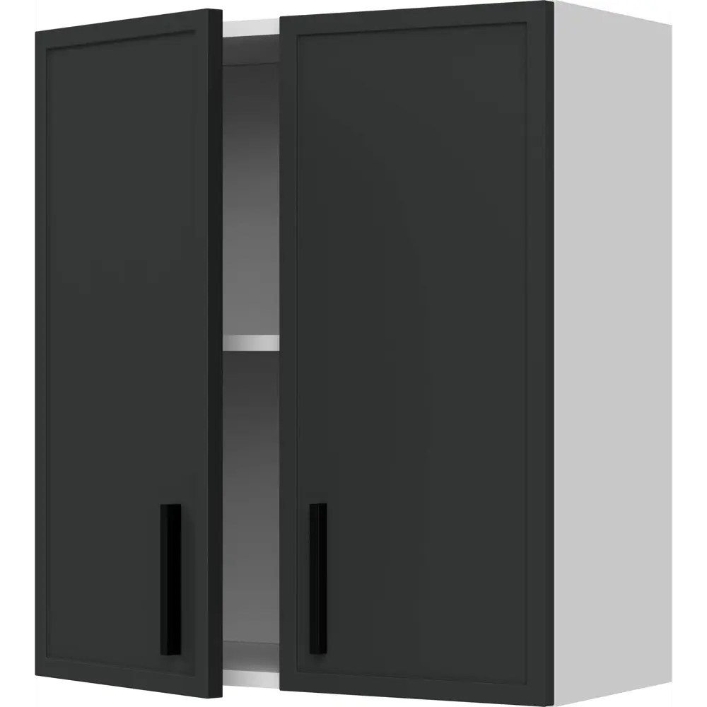 Кухонный шкаф навесной Неро Delinia 60x67.6x29 см МДФ цвет графит STLM-2164474 - Вид №2