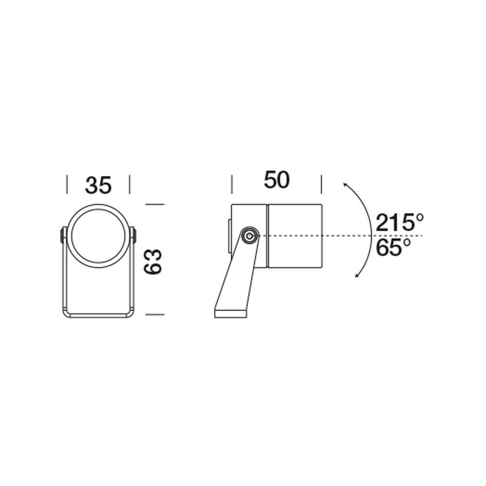 9405067 Проектор Platek NANO Proiettore  NANO Floodlight - 1 LED 4000K Elliptical  - Вид №9