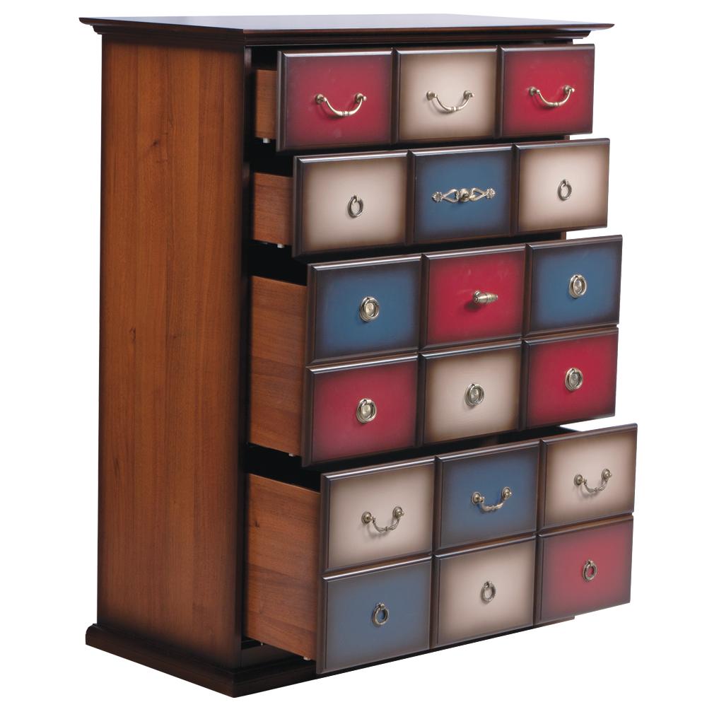 11400 Комод Пандора 4 Орех Mix BOGACHO 4627138194515