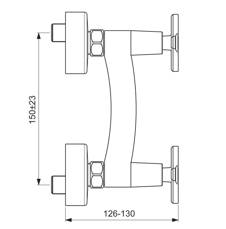 BA327AA Смеситель для душа VIDIMA ART - Вид №2