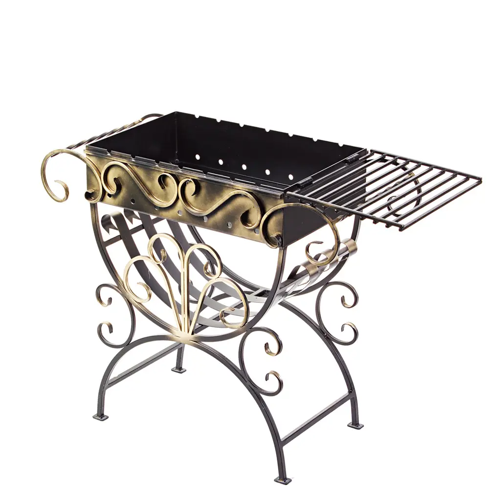 GRATAR Мангал «Павлин» для барбекю и шампуров с кованой подставкой 13535856 STLM-0003278 - Вид №1
