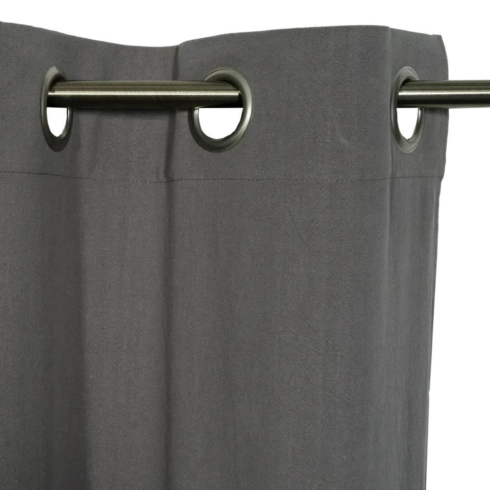 Штора на люверсах Jeanne Granit, 135х280 см, цвет серый 82124271 STLM-2163944 INSPIRE  - Вид №3