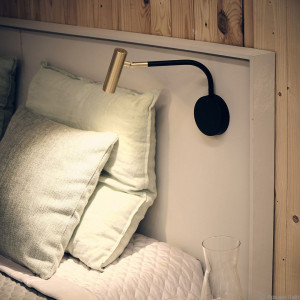 Aromas A1254 Matt Brass/matt black бра