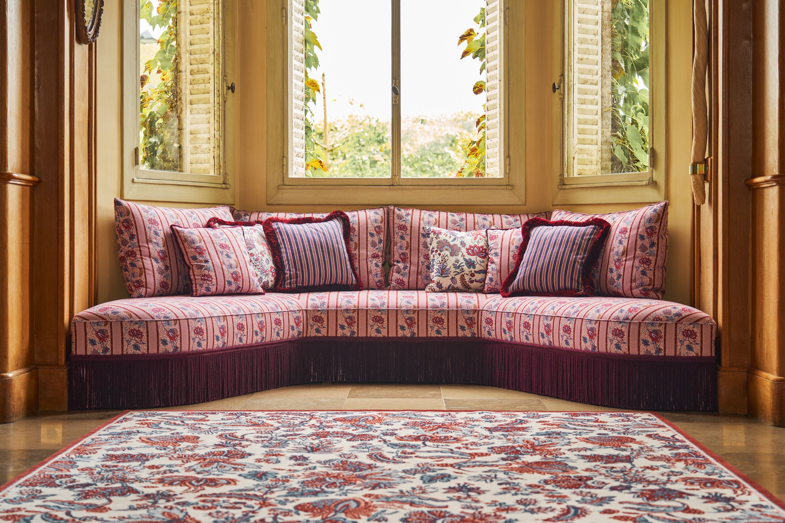 Прямоугольный ковер из шерсти на заказ LELIEVRE Quenin-Belle Époque ARCH-00142358 - Вид №4