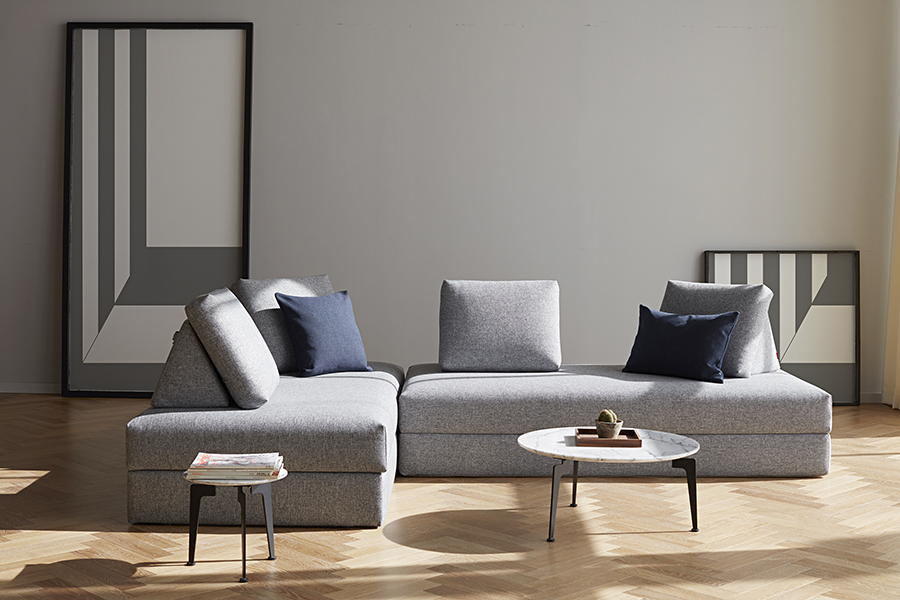 Диван All you need с подушкой, гранит Innovation Living ALLYOUNEED565 - Вид №3