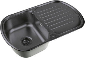 Мойка кухонная ZorG Inox SZR 7749 GRAFIT из нержавеющей стали, графит