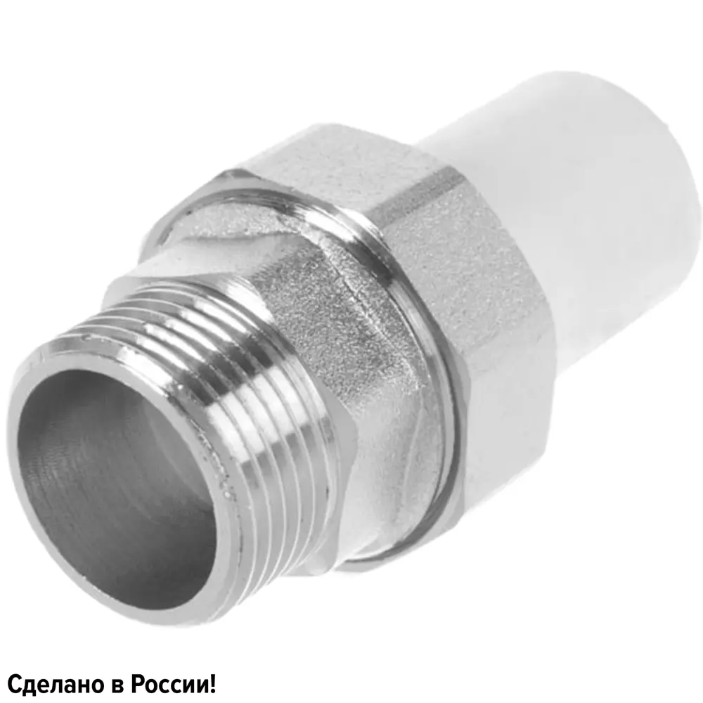 Муфта разъемная Ростерм 3/4"x25 мм НР полипропилен STLM-2076185