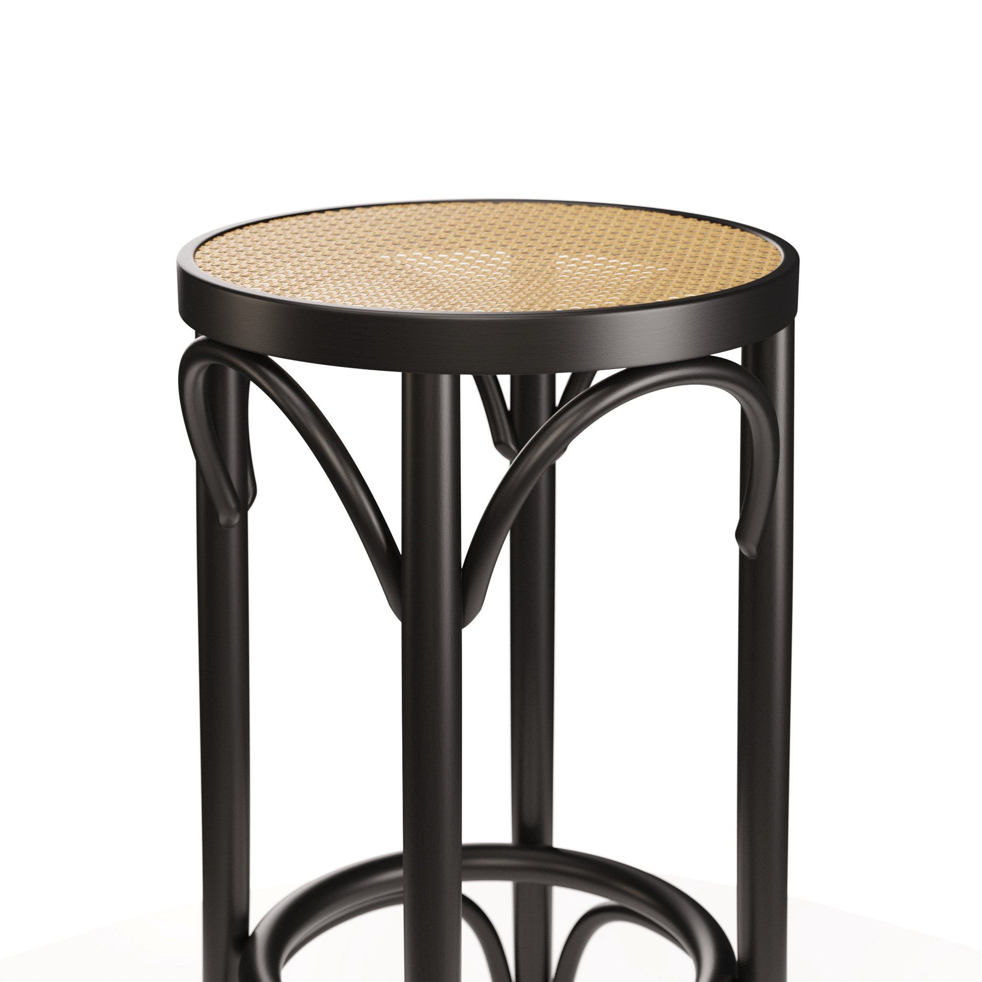 Высокий стул из бука с подставкой для ног TON 73 ARCH-00023211 - Вид №5