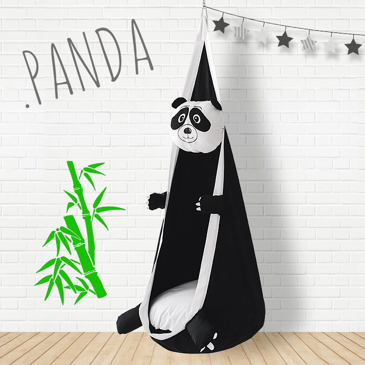 Подвесное кресло-кокон "Панда" ПОКАЧАЙКА  326702 Черный Santreyd  - Вид №8